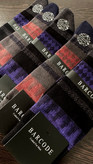 جوراب ساقدار مردانه بارکد طرح midnight grid